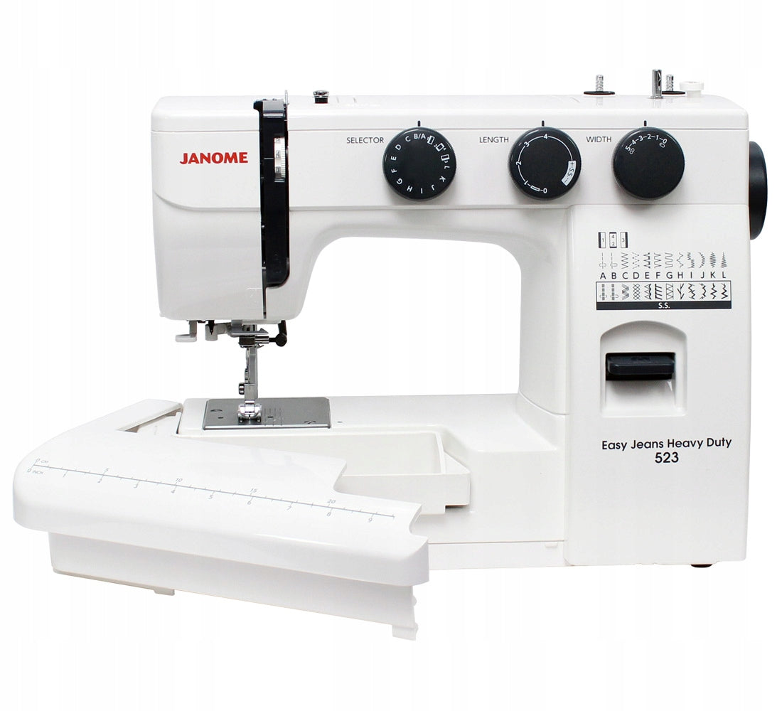 Janome HD523 Easy Jeans mechanical sewing machine + sewing courses Manufacturer code HD523