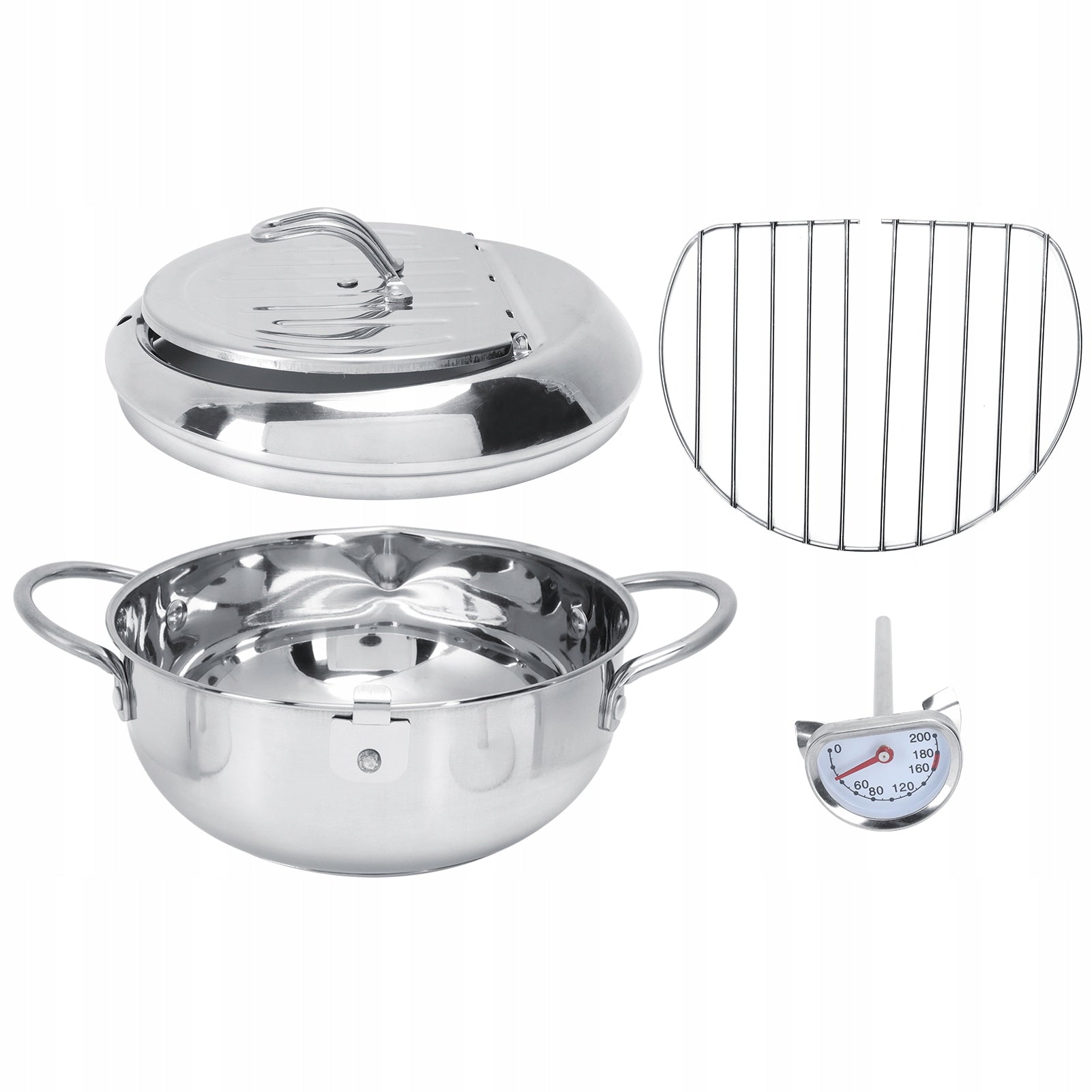 Japanese small frying pot Tempura, multifunctional frying pan Tempura d Brand no brand