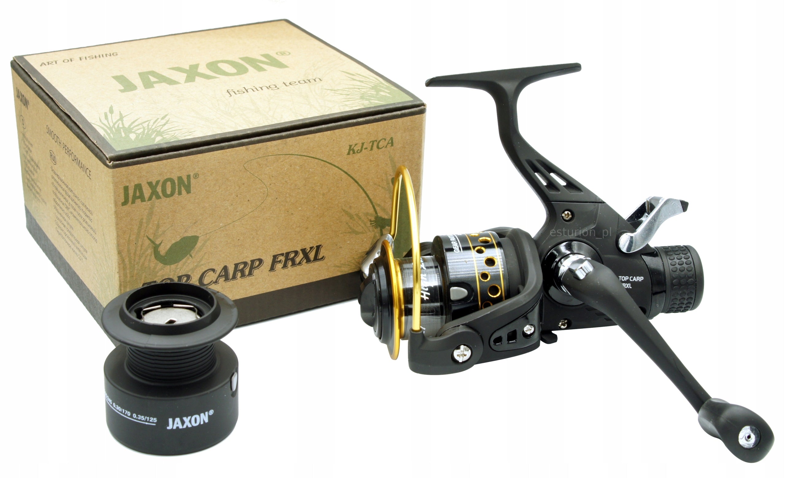 Jaxon TOP CARP FRXL 400 carp reel with free gear