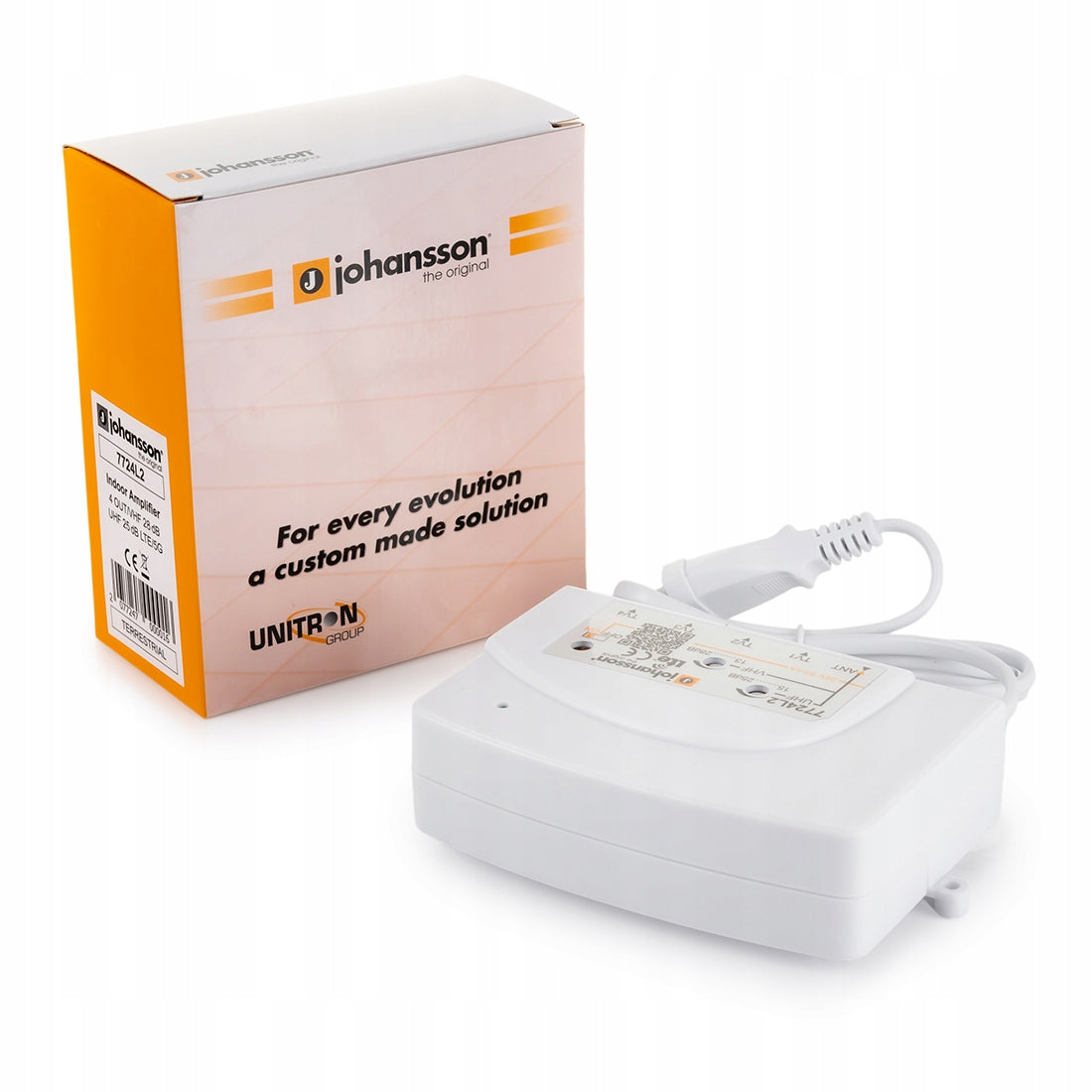 Johansson 7724L2 28dB 1/4 5G/LTE amplifier