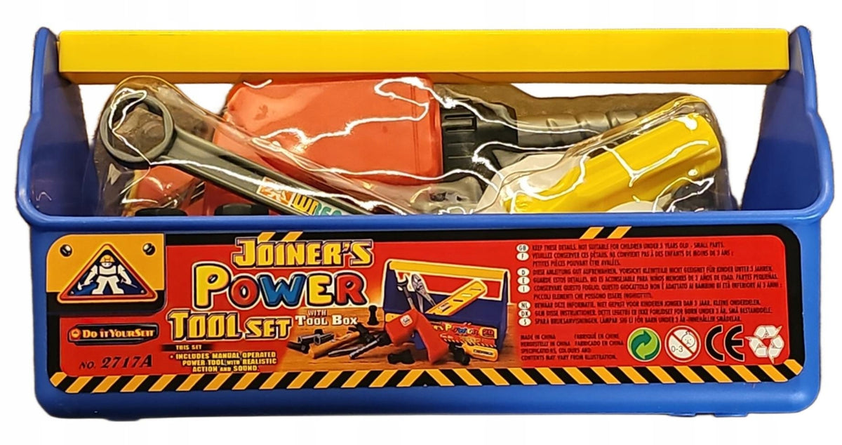 Joiner’s Power 20 El. Tool Set in Box Version with DRILL Age 3+ Brand Jones