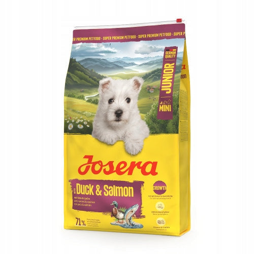 Josera Mini Junior Duck Salmon NEW PACK OF 10kg