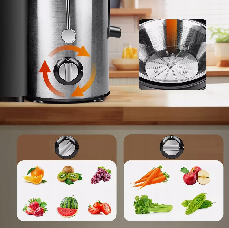 Juicer Bedee JH-3028 silver 1000 W Manufacturer code 3689EU9016HG