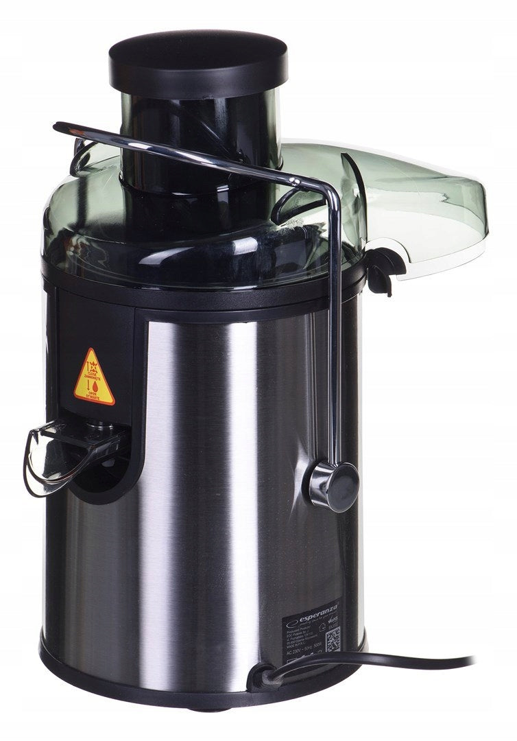 Juicer Esperanza CAROT silver/grey 500 W Manufacturer code EJK002