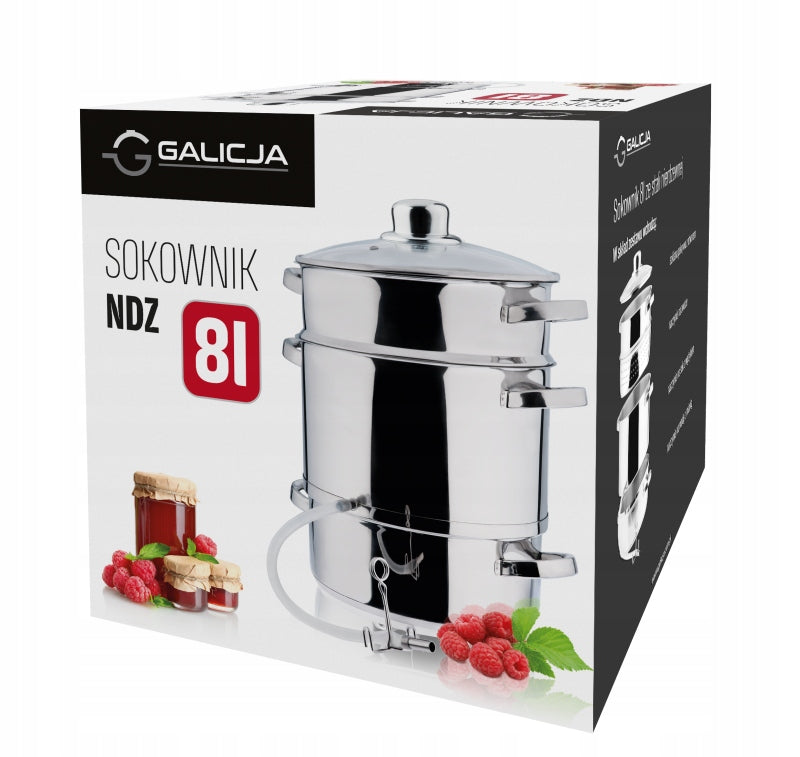 Juicer Galicja 8L silver Manufacturer code 3090