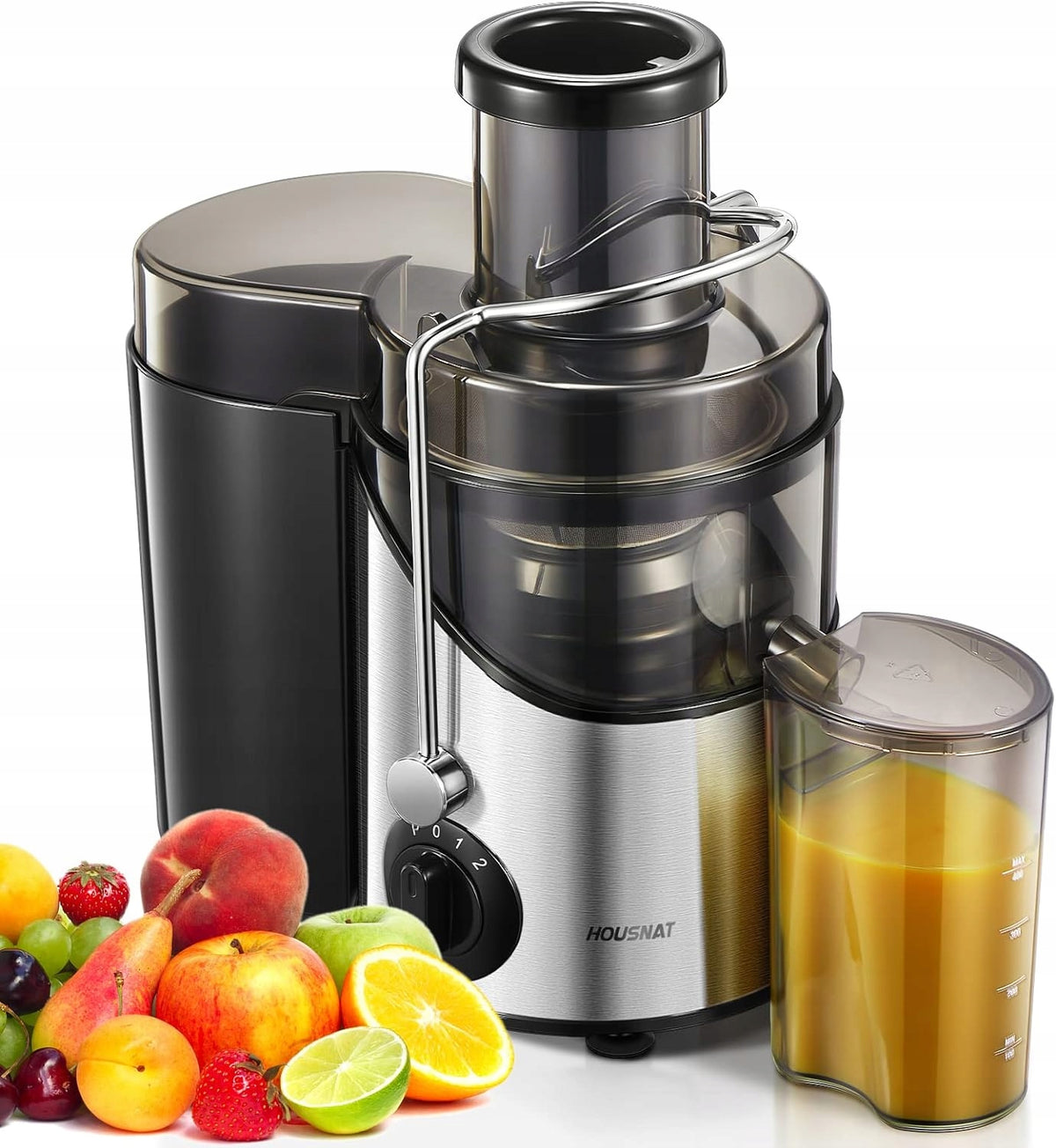 Juicer HOUSNAT AMR-526 silver/grey 400 W