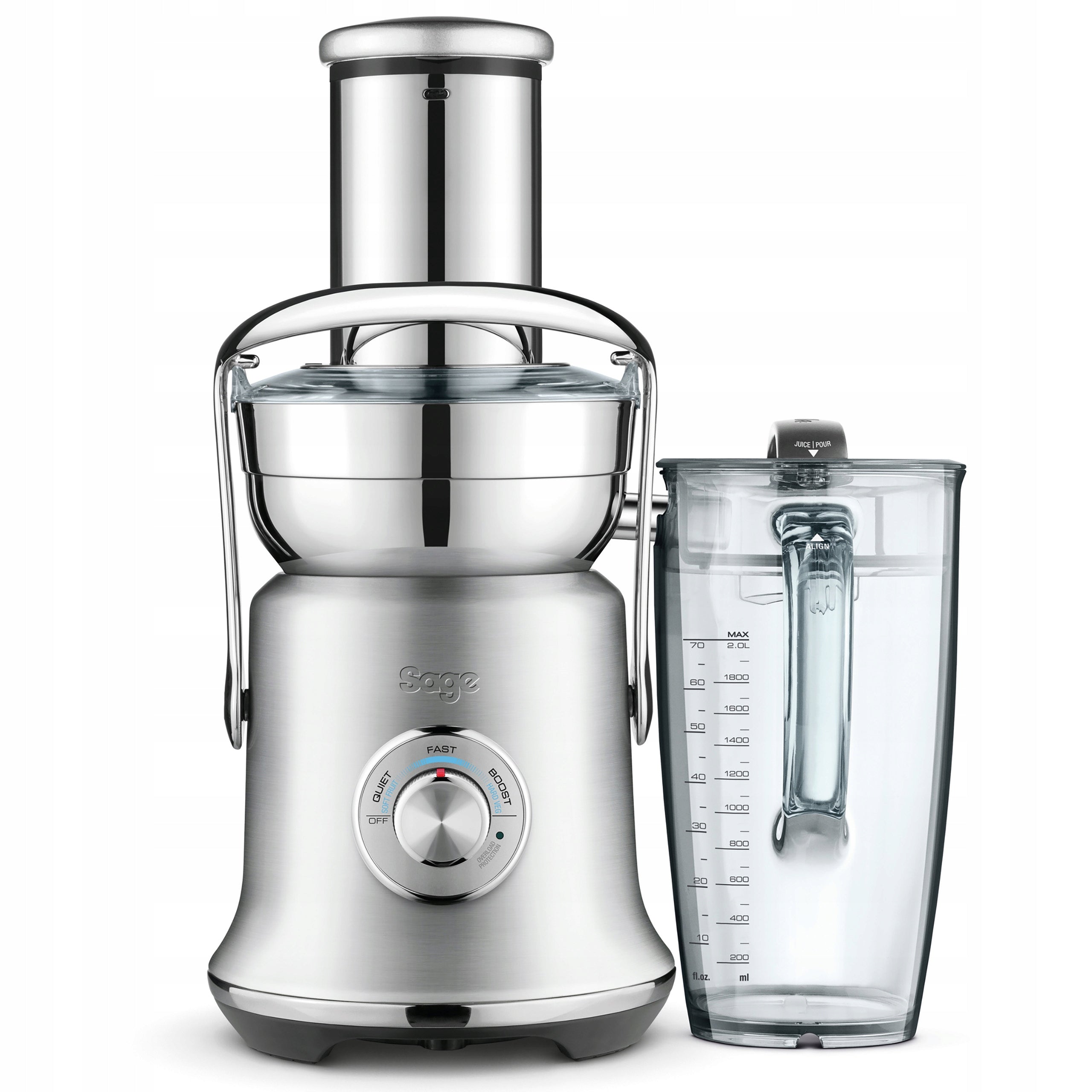 Juicer Sage SJE830BSS 1500W 6500 Rotation Jug XL Silver
