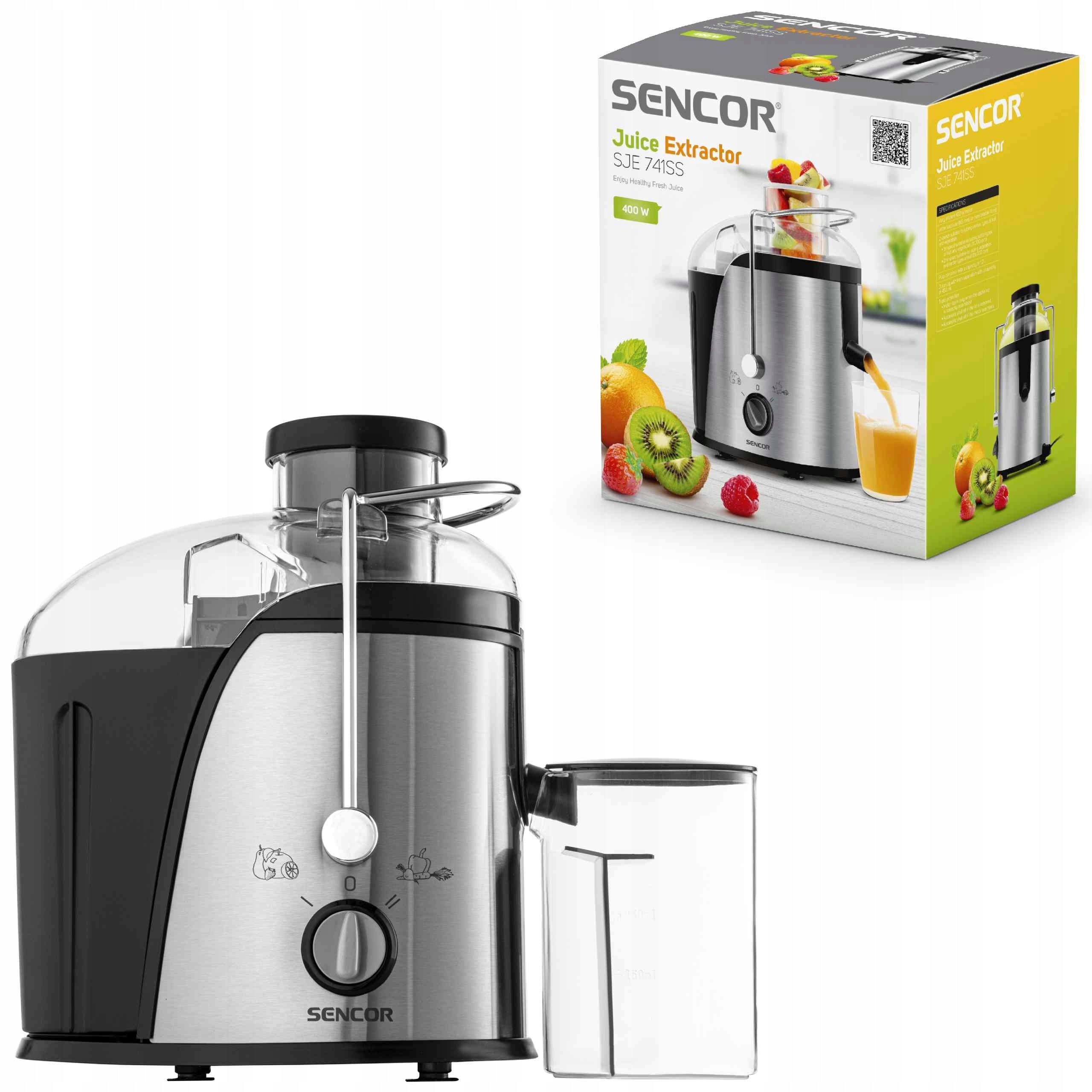 Juicer Sencor SJE 741SS silver/grey 400 W Brand Sencor