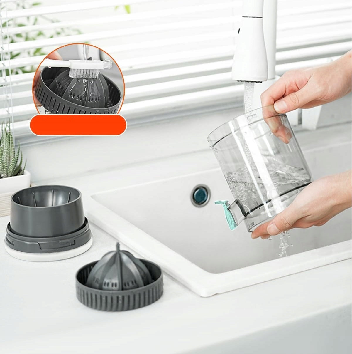 Juicer citrus juicer wireless USB rechargeable 45W 0,35l Power rating 45 W