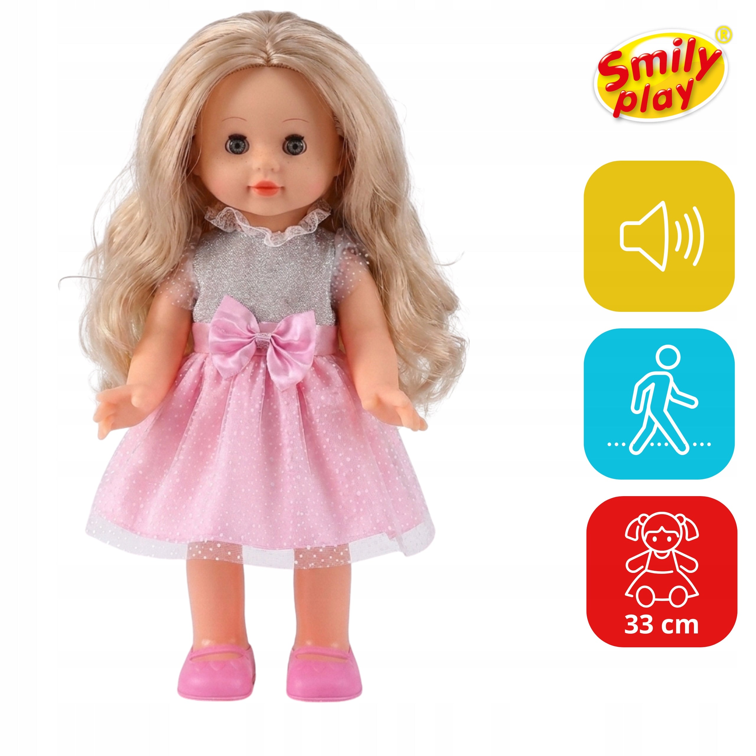 Julka Doll Walking 33 cm Bobas Interactive Walks Sings Says 5 Songs Packaging status original