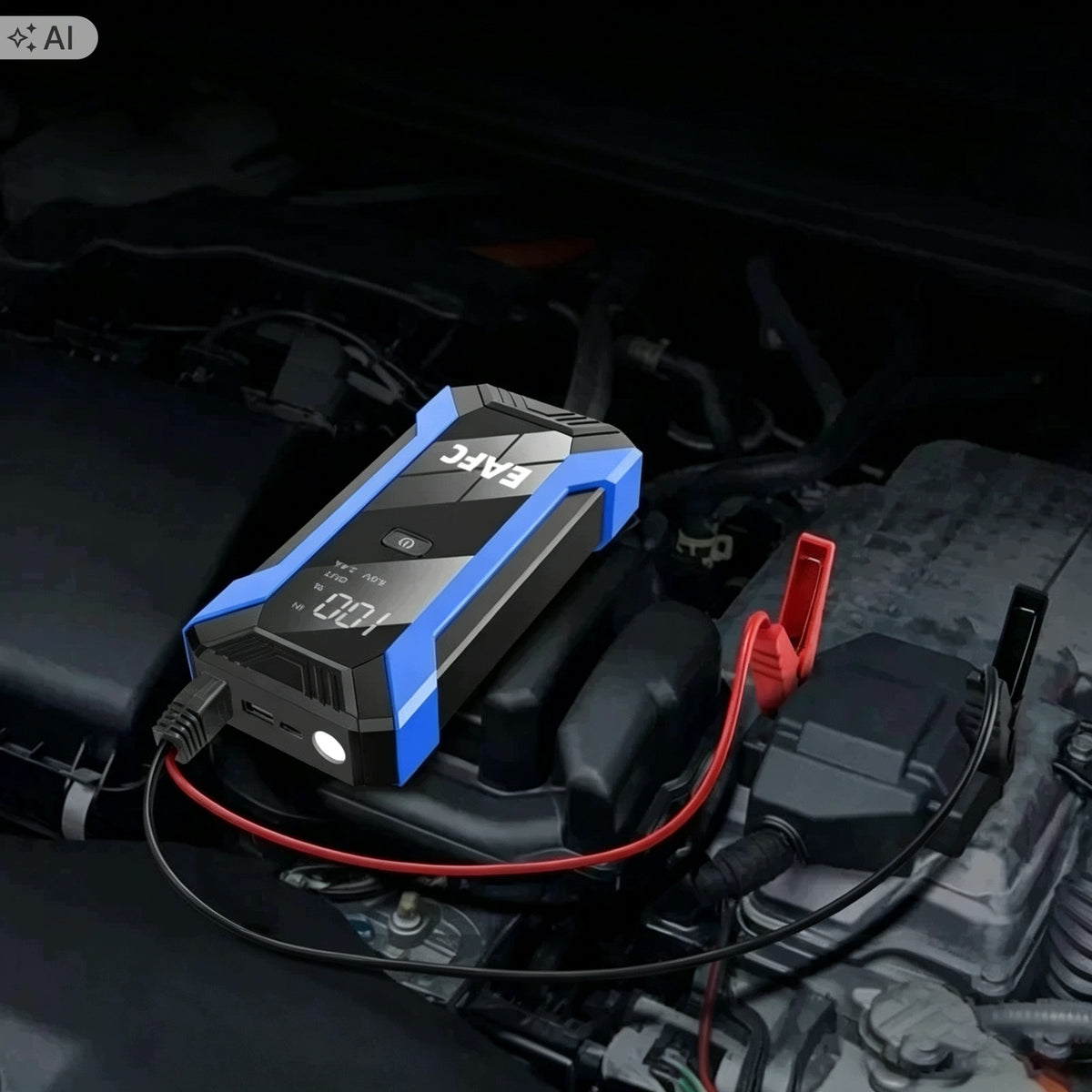 Jump Starter Booster Rozrusznik Samochodowy 16000mAh 1200A Powerbank Brand EAFC