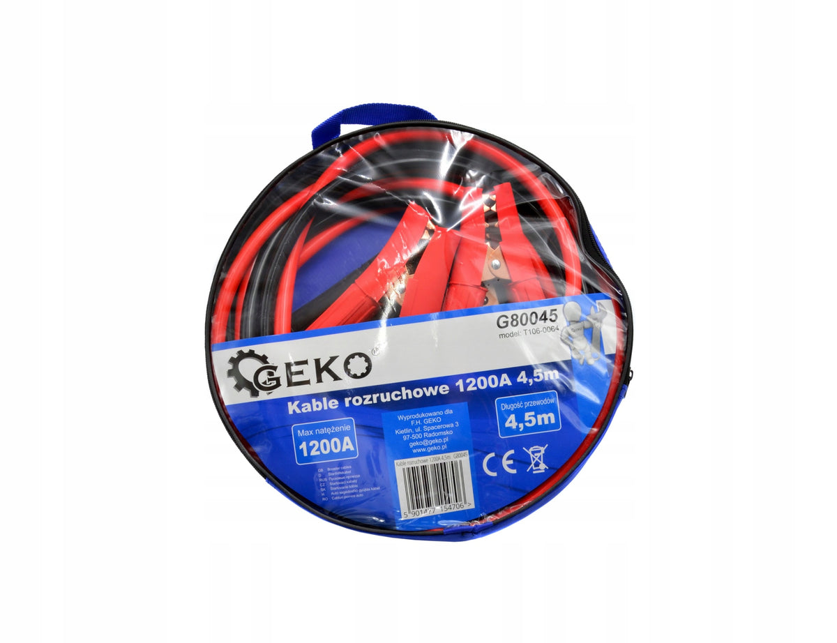Jumper cables 1200A 4.5 m Amperage 1200 A