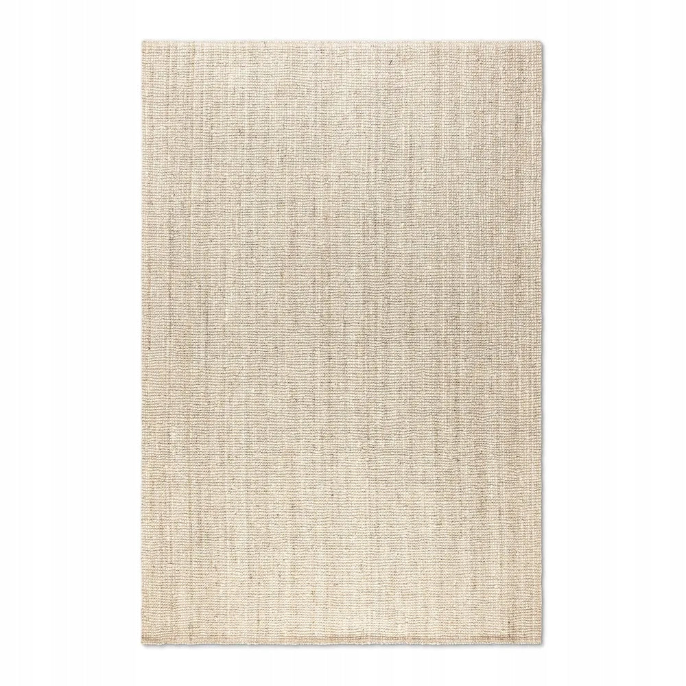 Jute carpet for living room 80x150cm, natural cream color jute carpet