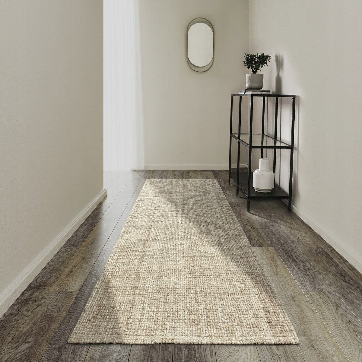 Jute walkway for living room 80x200cm, natural cream jute walkway Brand Villeroy&Boch