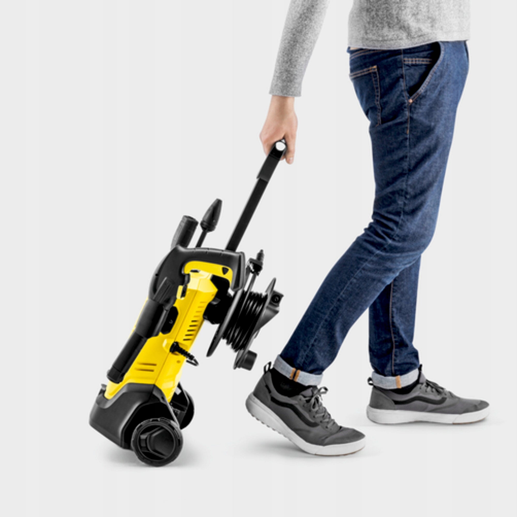 K3 Premium Karcher Pressure Washer for Terrace Paving Stones HOSE DRUM Operating pressure 120 bar