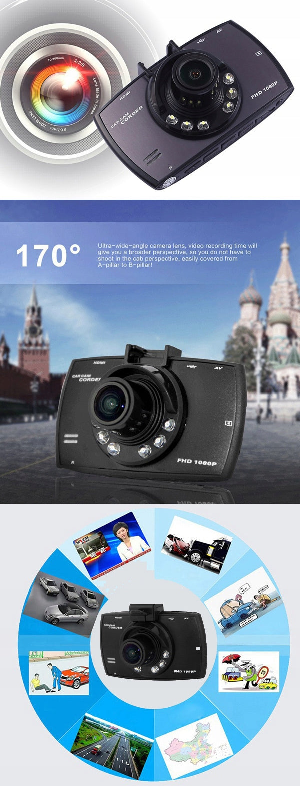 KAMERA SAMOCHODOWA REJESTRATOR FULL HD 1080P IR GW Brand OneShop
