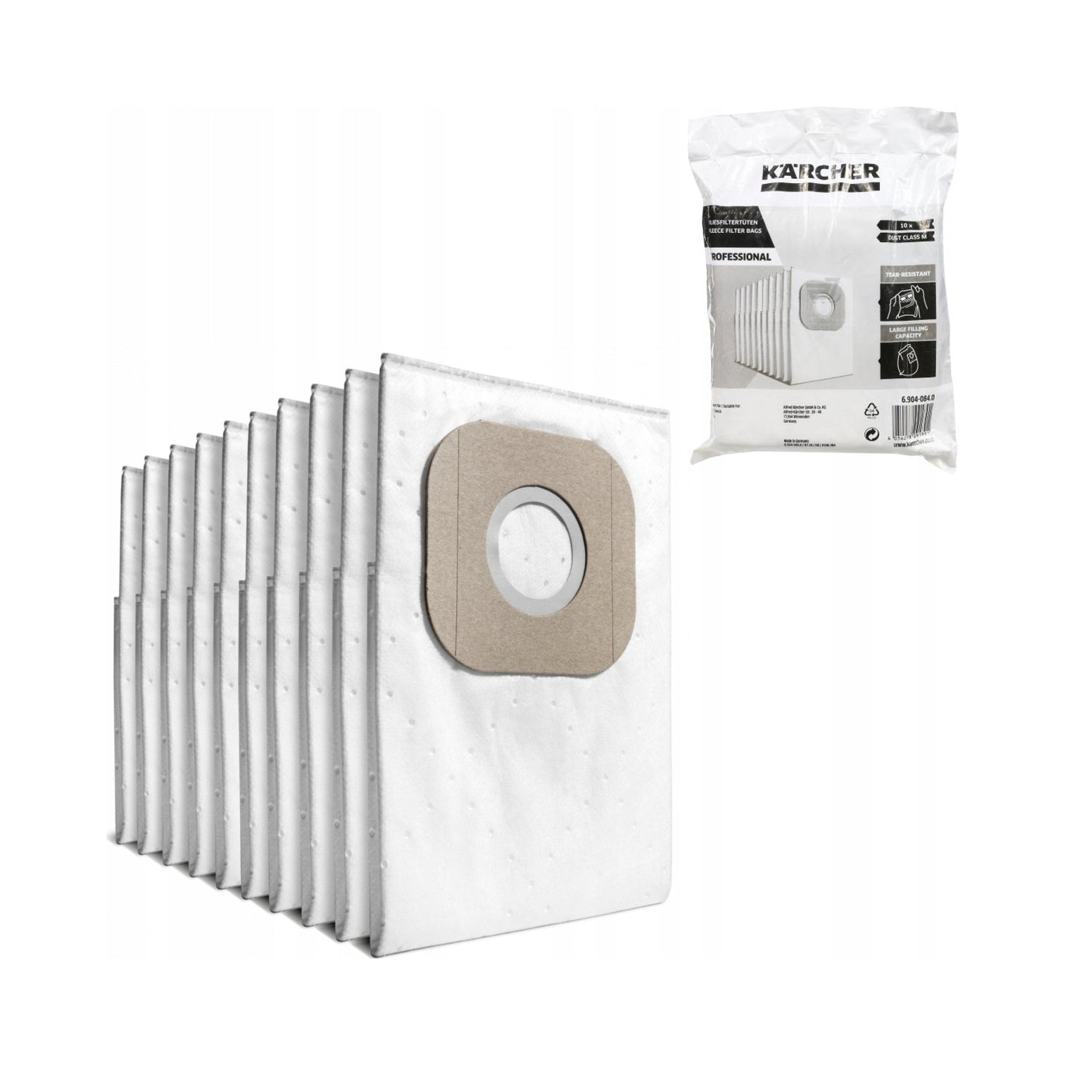 KARCHER 6.904-084.0 Synthetic Bags T 7/1 11/1 10 pcs Original