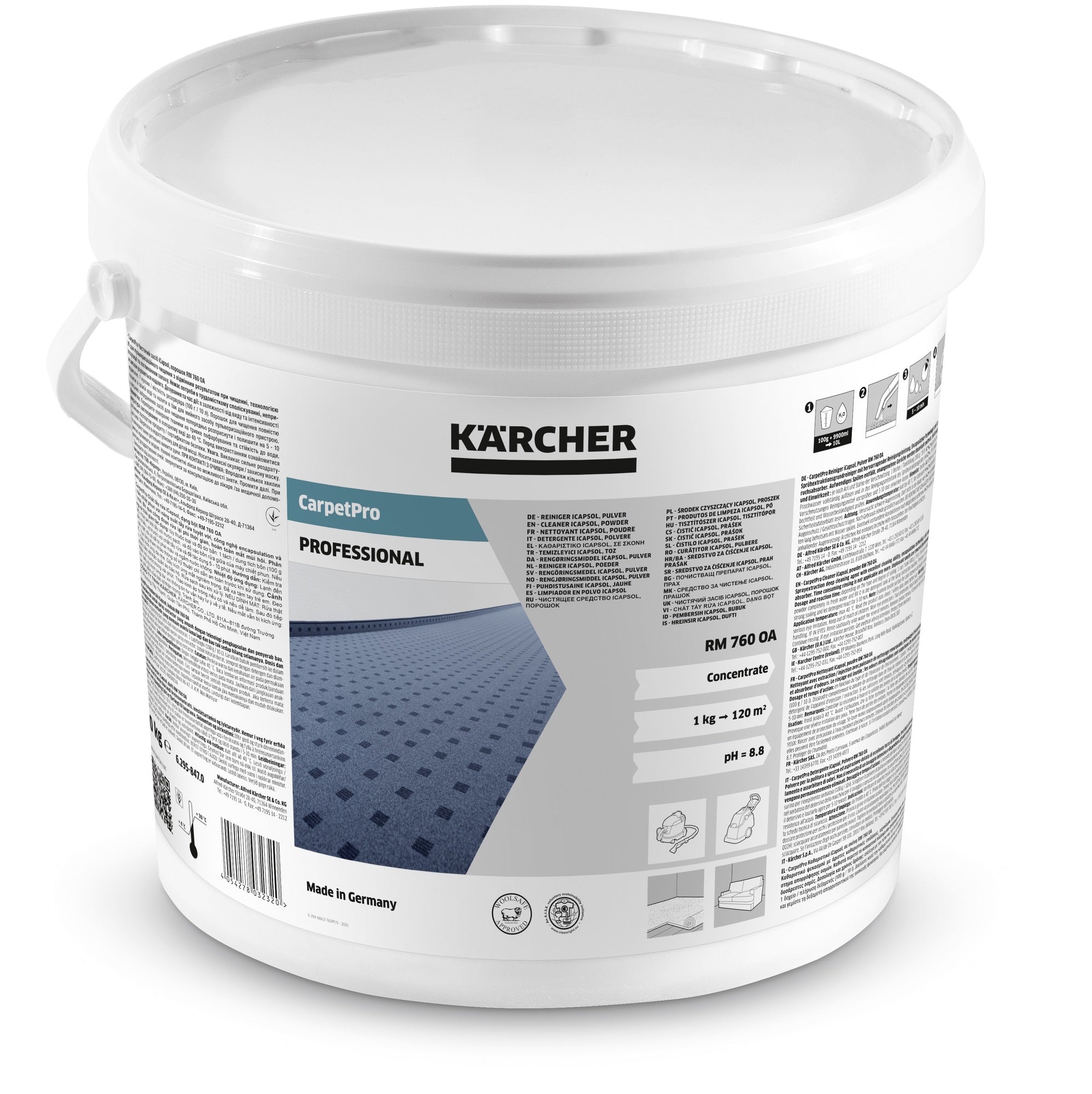 KARCHER RM 760 CARPET PRO without rinsing 0,8 KG Manufacturer Kärcher