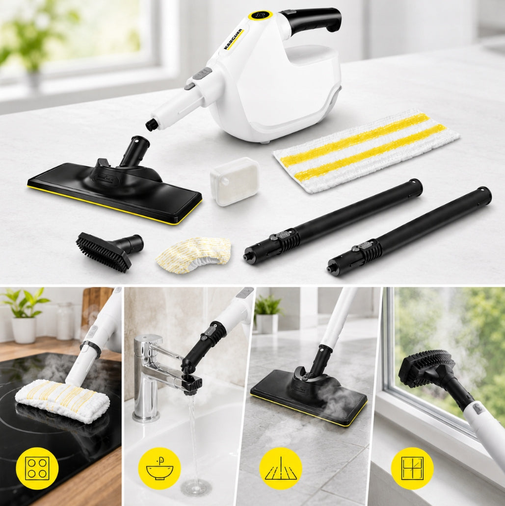 KARCHER SC 1 MULTI UP EU STEAM CLEANER MOP STEAMER 1300W 3BAR Brand Kärcher