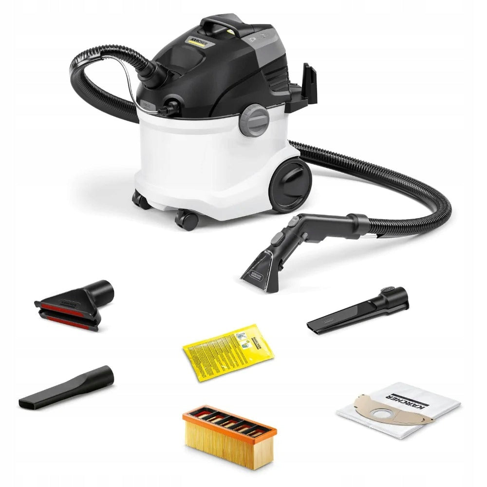KARCHER SE 5 CAR WET DRY WASHING VACUUM CLEANER 3IN1 FOR CAR UPHOLSTERY HOME Manufacturer code Idealny do prania samochodów Dogłębne pranie