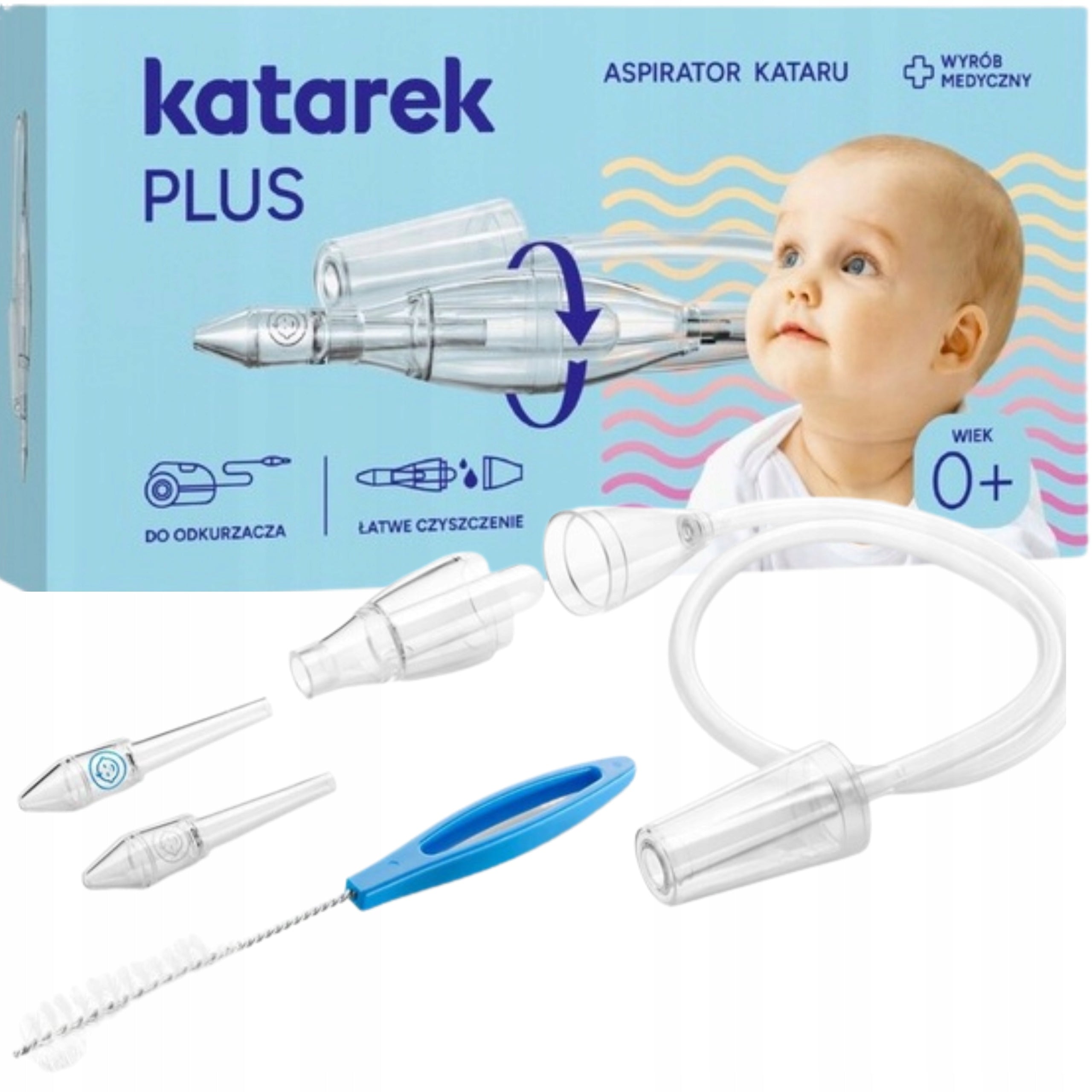 KATAREK PLUS ASPIRATOR NASAL EXTRACTOR FOR VACUUM CLEANER