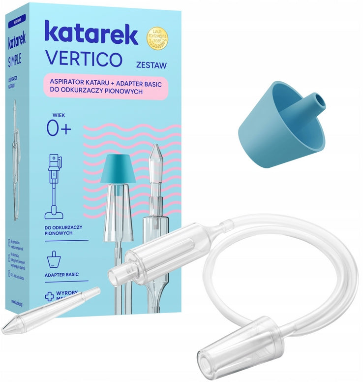 KATAREK VERTICO NASAL ASPIRATOR FOR UPRIGHT VACUUM CLEANER WITH BASIC ADAPTER