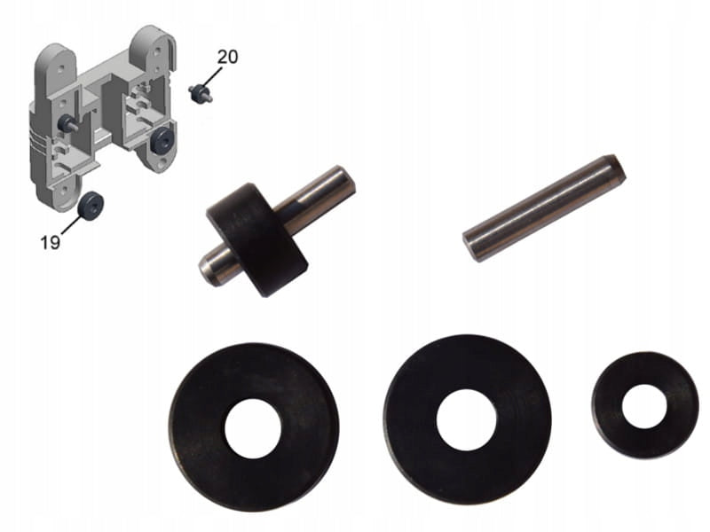 KAUFMANN SET OF ROLLERS FOR P19 + P20 CUTTERS