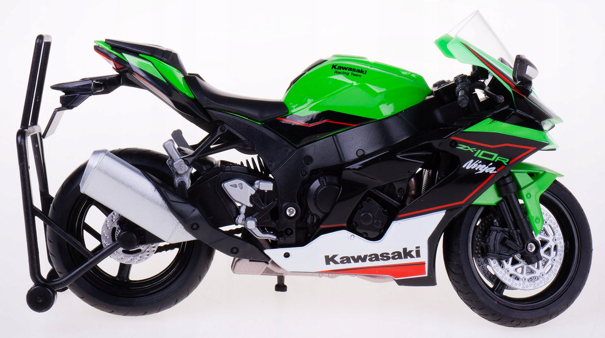 KAWASAKI NINJA ZX-10R MODEL PLASTIC/METAL WELLY MOTOR 1:12 Manufacturer code 62204