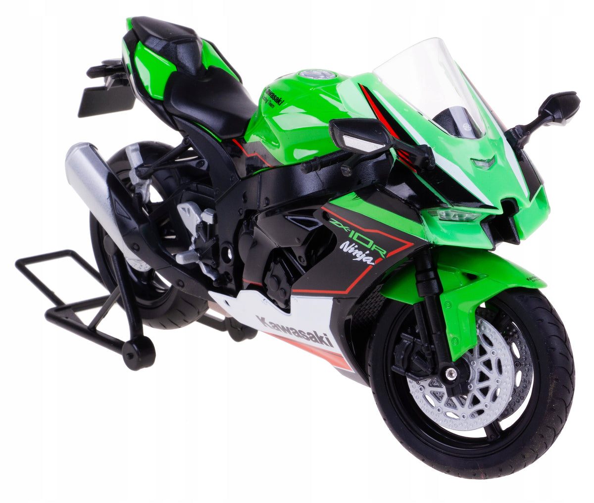 KAWASAKI NINJA ZX-10R MODEL PLASTIC/METAL WELLY MOTOR 1:12