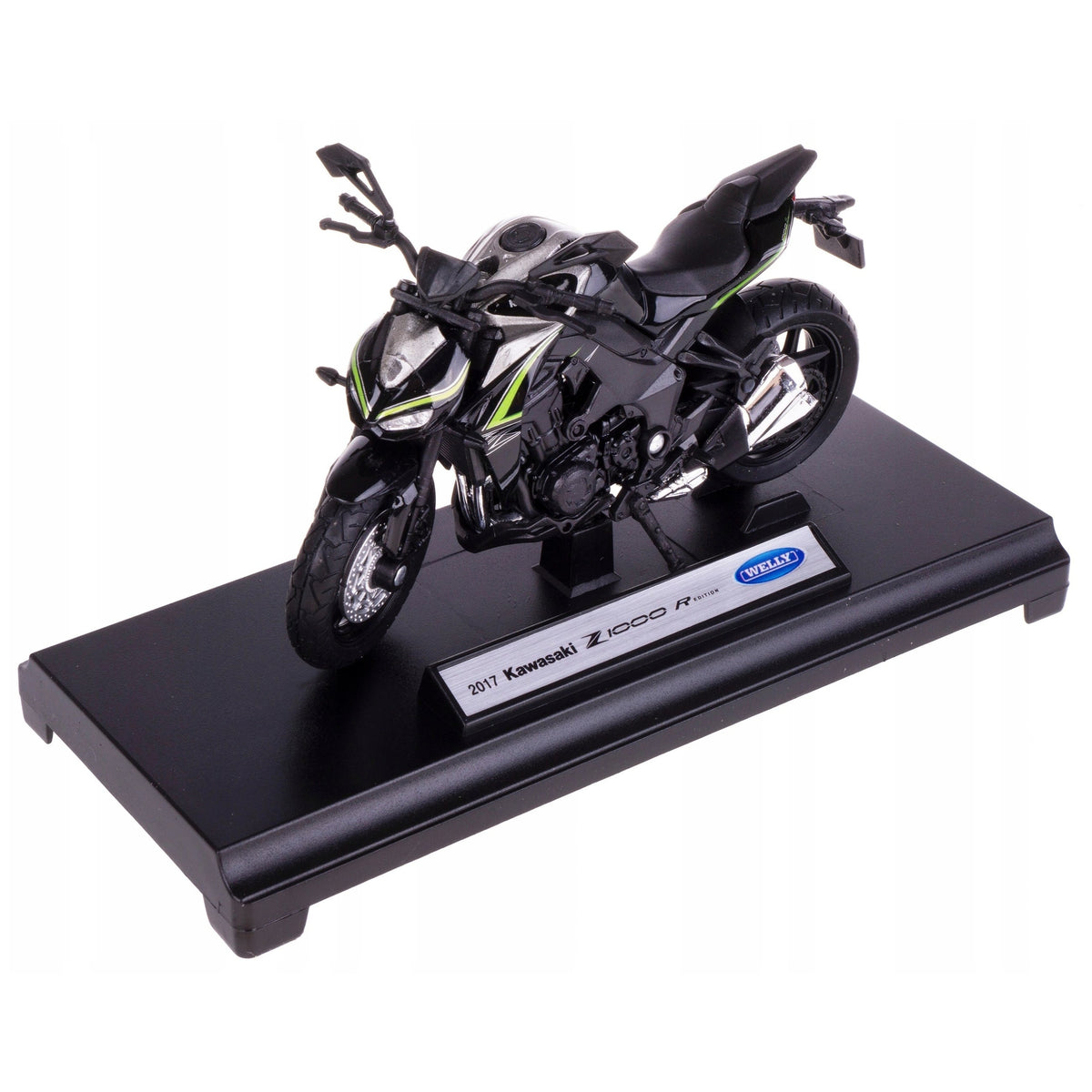 KAWASAKI Z1000 R 1:18 SCALE MOTORCYCLE MODEL WELLY Packaging status original
