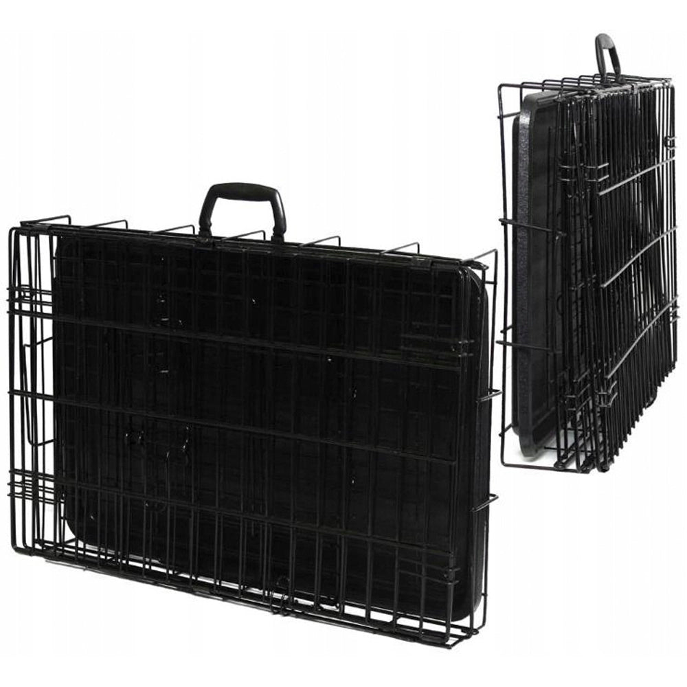 KENNEL CAGE FOR DOG CAT PLAYPEN FOLDING 76x54x62 cm wire 4.5mm Brand no brand