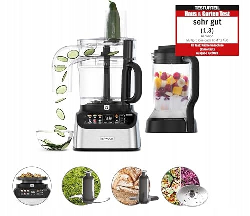 KENWOOD Multipro Food Processor 2in1 Mixer 1000W Silver With Accessories