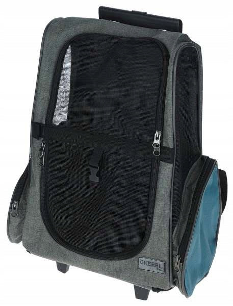 KERBL Trolley Vacation backpack cat dog carrier bag for car on wheels Packaging status original