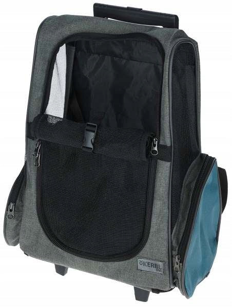 KERBL Trolley Vacation backpack cat dog carrier bag for car on wheels