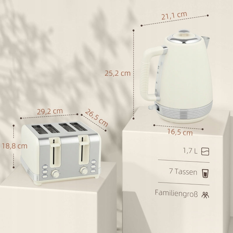 KETTLE AND TOASTER SET 1,7 L 2200 W WITH STRIX THERMOSTAT AND FILTER. Packaging status original