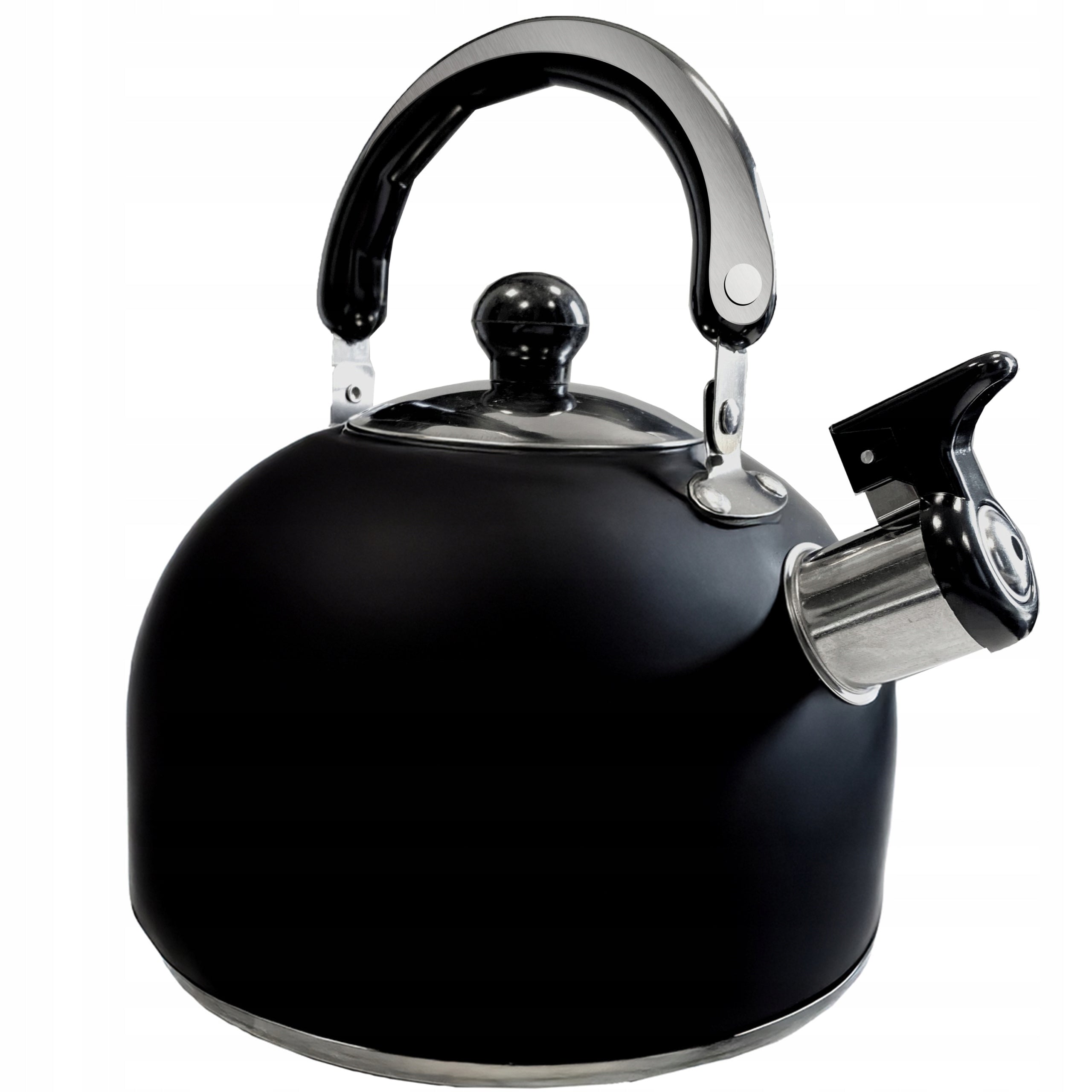KETTLE STEEL BLACK INDUCTION GAS WITH WIRELESS WHISTLE 1.5L LARGE Packaging status original