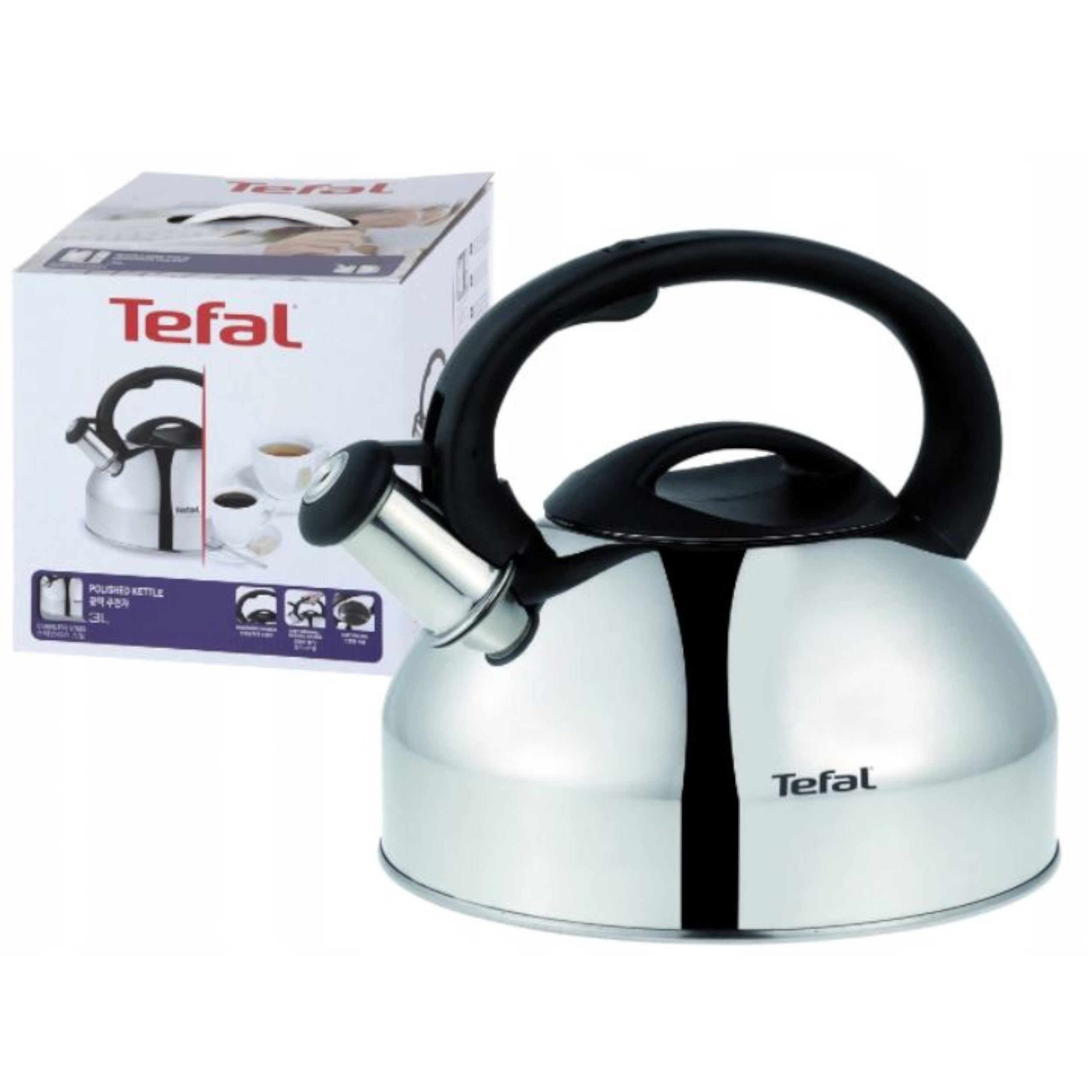 KETTLE TEFAL 3L NON-ELECTRIC STAINLESS STEEL