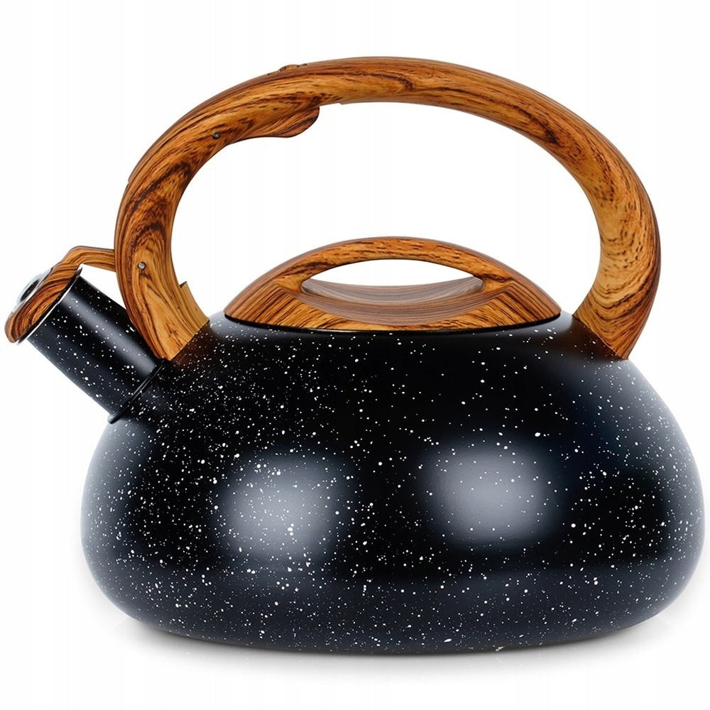 KETTLE WITH WHISTLE TRADITIONAL INDUCTION GAS STAINLESS STEEL 3 LITERS BLACK Manufacturer code 6002355STN