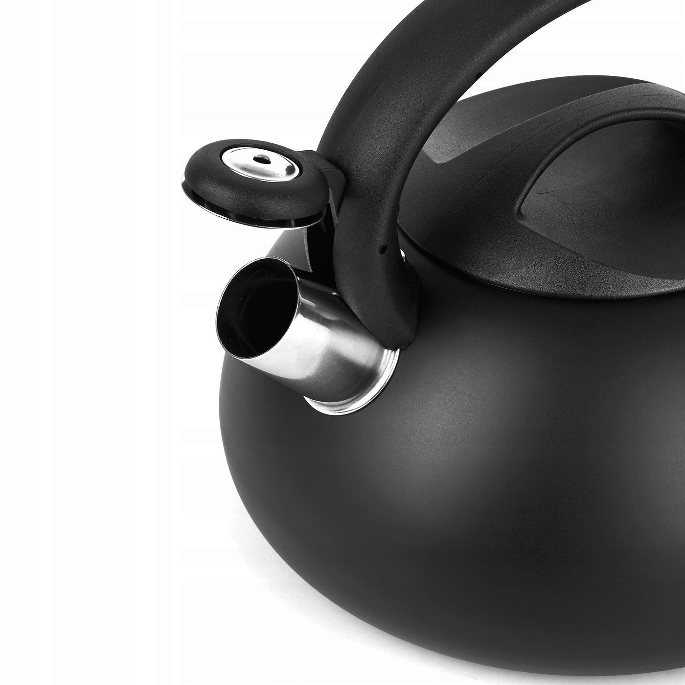 KETTLE with whistle for GAS INDUCTION black TRADITIONAL Tadar Vita 3 l Capacity 3 l
