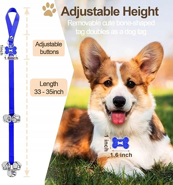 KEXIAVA Dog Bell 2 Pcs Training Door Learning to Go Out Manufacturer code 33990