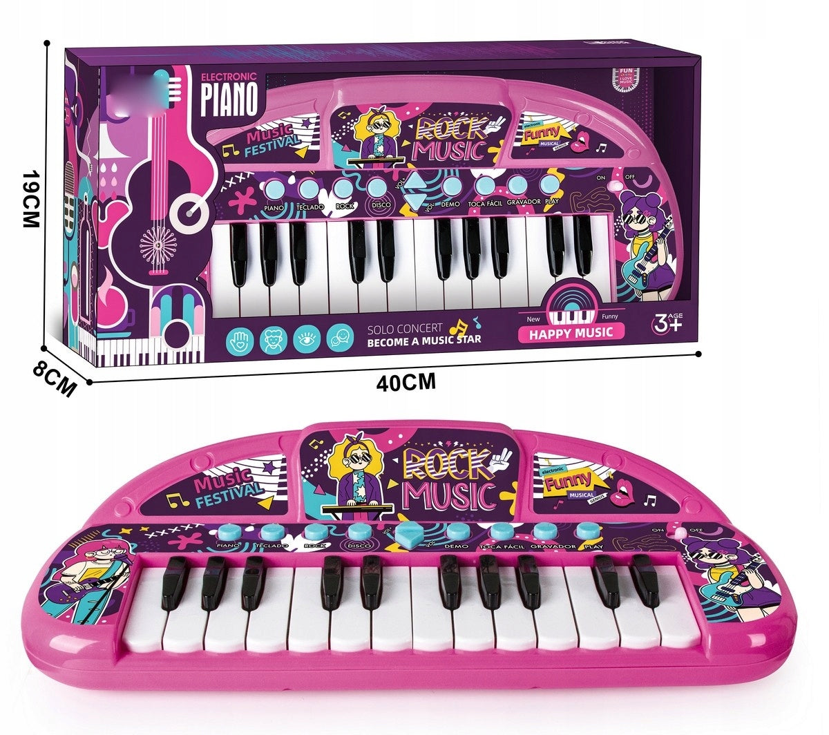 KEYBOARD ORGAN PIANO ORGANS FOR CHILDREN EDUCATIONAL INTERACTIVE SOUNDS Kind piano