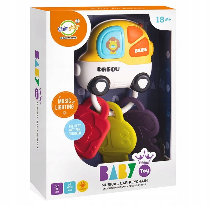 KEYS SOFT INTERACTIVE LIGHT SOUND PILOT TEETHER Brand no brand