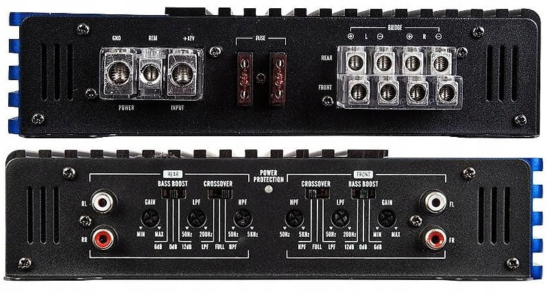 KICX AP 4.120AB 4-Channel Amplifier 4x120/150W 2x300W RMS Class AB Manufacturer code AP 4.120AB