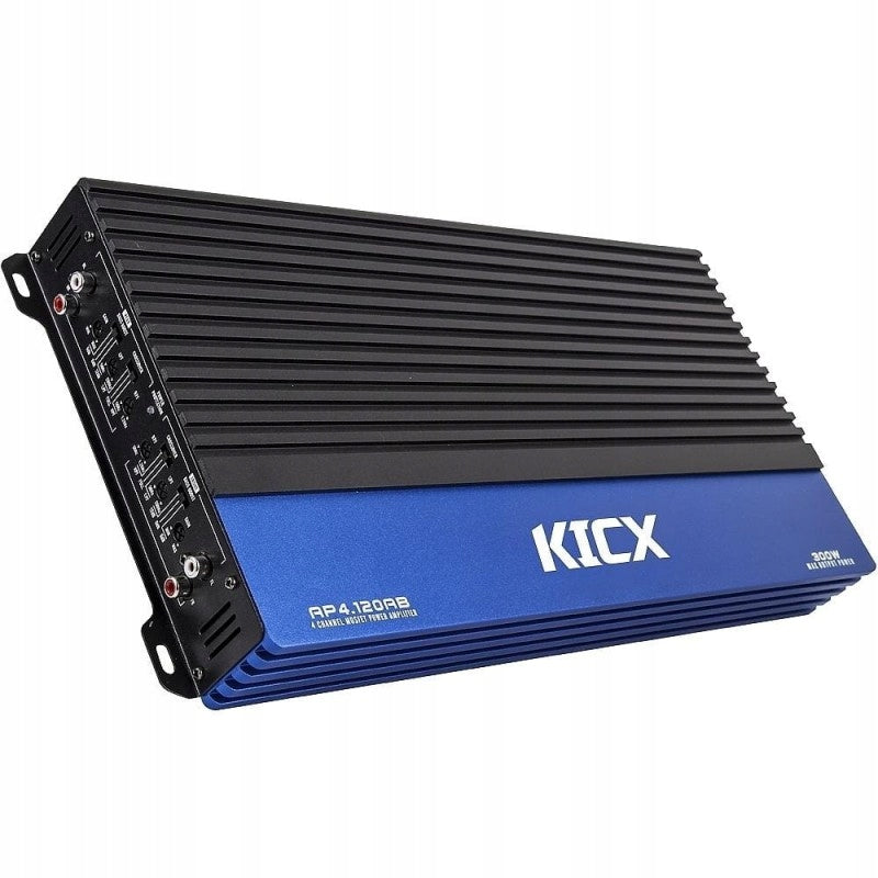 KICX AP 4.120AB 4-Channel Amplifier 4x120/150W 2x300W RMS Class AB