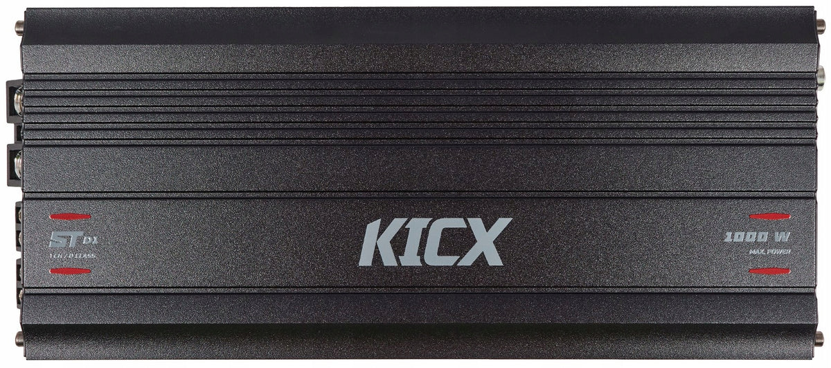 KICX ST D1 Amplifier 1-Channel Monoblock 400/650/1000W RMS Remote Manufacturer code STD1