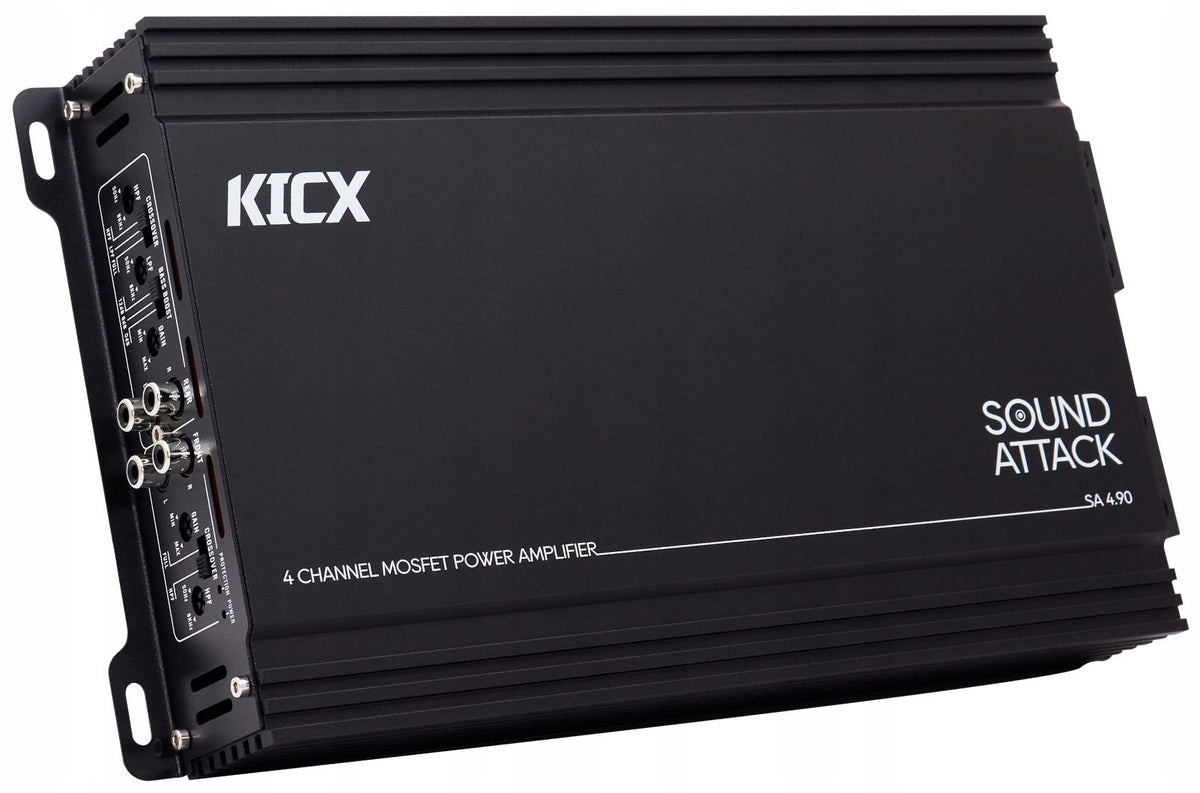 KICX Sound Attack 4.90 Car Amplifier 4x90/130W 2x260W Manufacturer code SA 4.90