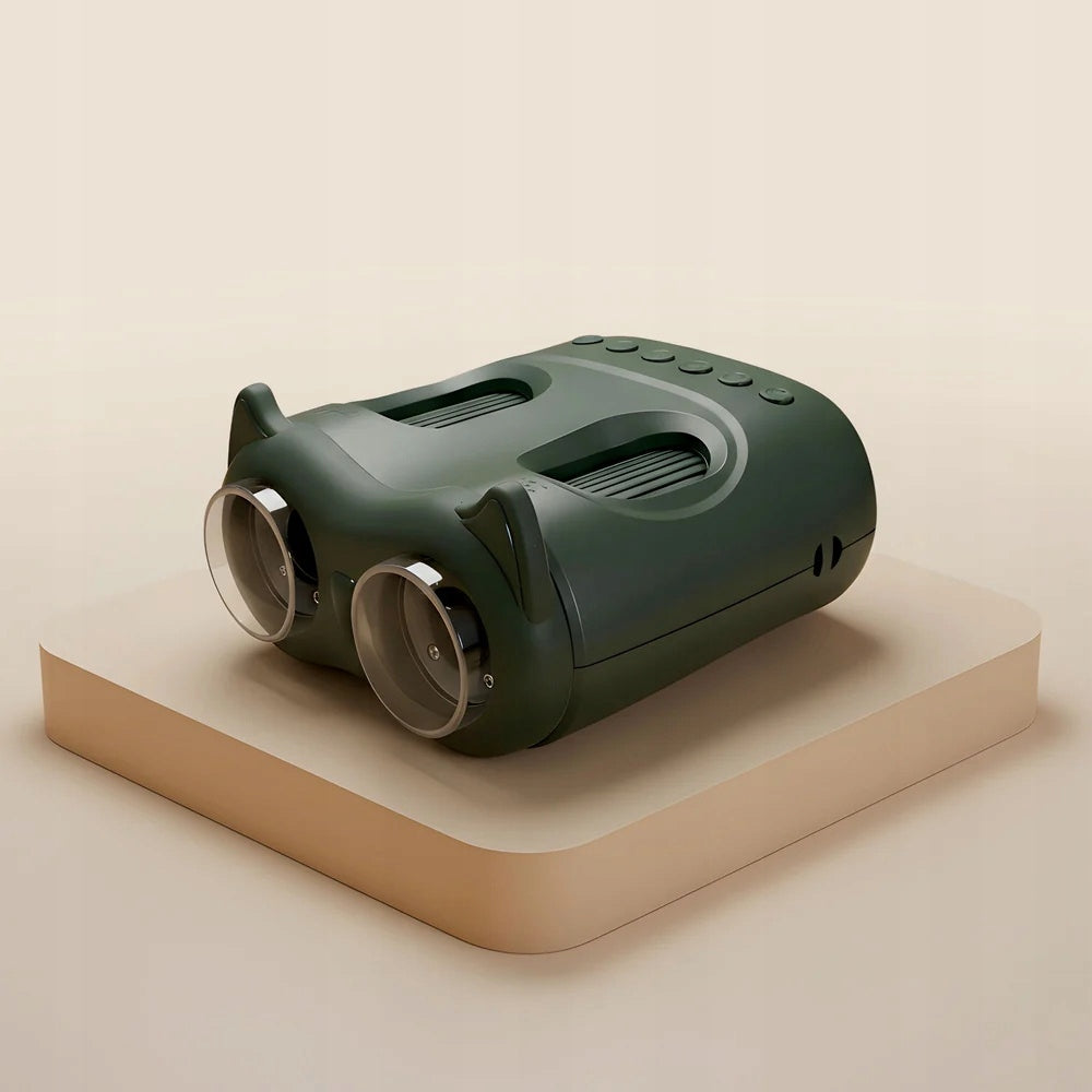 KIDLUPE BINOCULARS WITH MICROSCOPE FOR CHILDREN 2IN1 EDUCATIONAL TOY Green Packaging status original