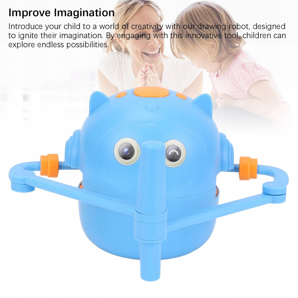 KIDS AUTO DRAWING ROBOT TOY+ BACK TO SCHOOL GIFT FOR PRESCHOOL CHILDREN Brand Ikonka