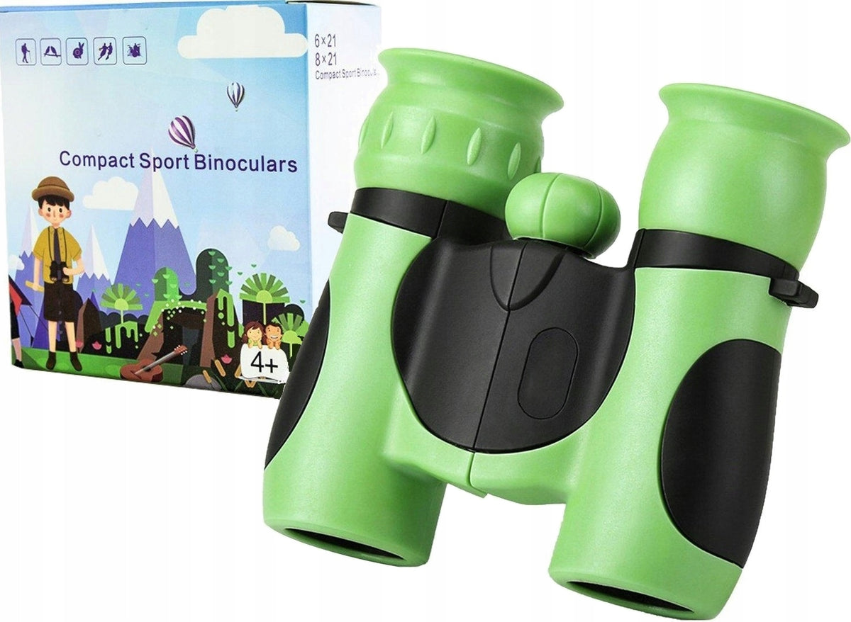 KIDS BINOCULARS 8x21 GLASS OPTICS DAY NIGHT