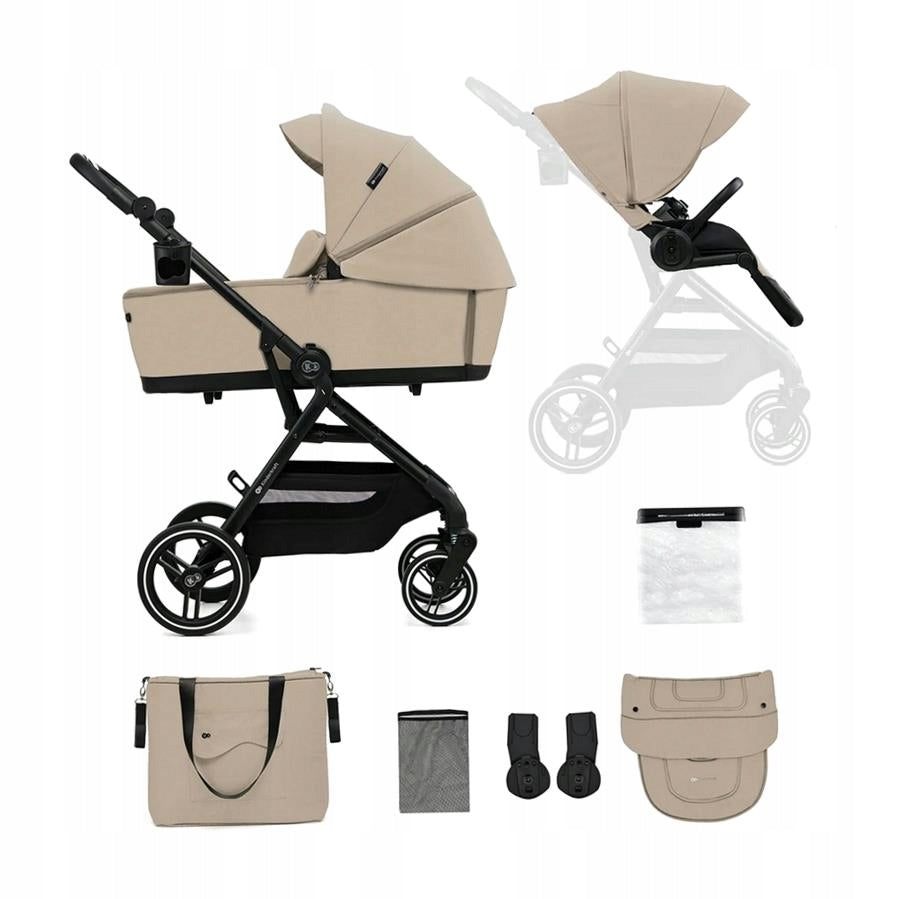 KINDERKRAFT MULTIFUNCTIONAL STROLLER YOXI FRONT-BACK STROLLER +GONDOLA UP TO 22KG